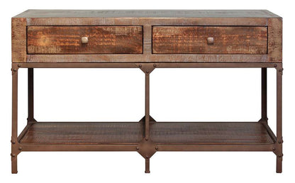 IFD - Urban Gold Sofa Table w/2 Drawers - IFD560SOFA veiw 1