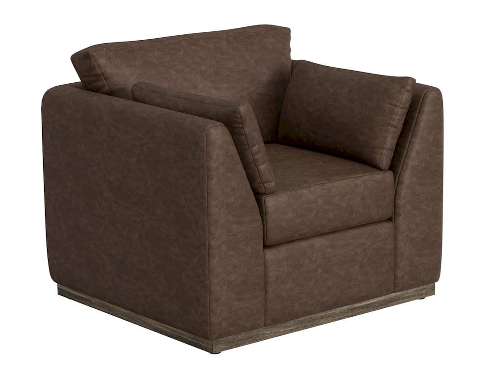 IFD  - Vallarta  - Wooden Frame & Base, Armchair  - Brown  - IUP882-ACH-212 view 1