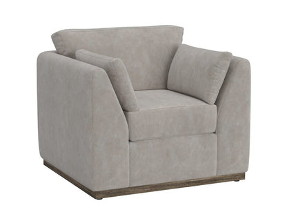IFD  - Vallarta  - Wooden Frame & Base, Armchair  - Gray  - IUP882-ACH-210 view 2