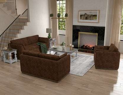 IFD  - Vallarta  - Wooden Frame & Base, Loveseat  - Brown  - IUP882-LOV-212 view 3