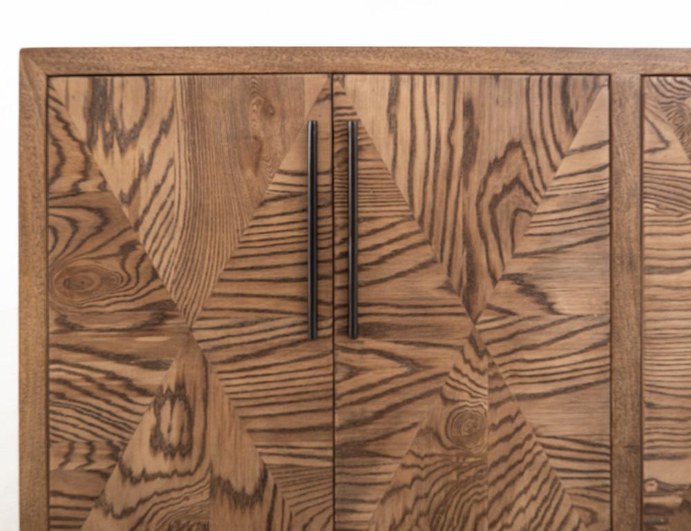 IFD - Verona - 4 Door Console in Renwick Oak Brown - IFD3811CNS veiw 5