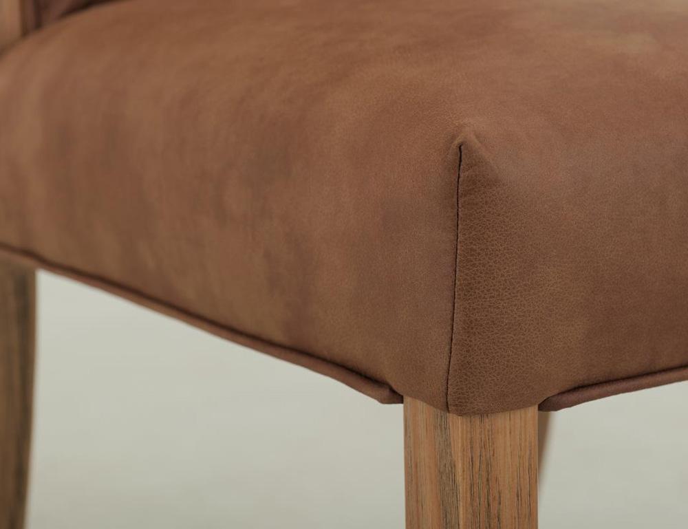 IFD - Verona - Upholstered Chair in Brown - IFD3811CHU veiw 4