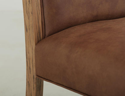 IFD - Verona - Upholstered Dining Armchair in Brown - IFD3812CHU veiw 5