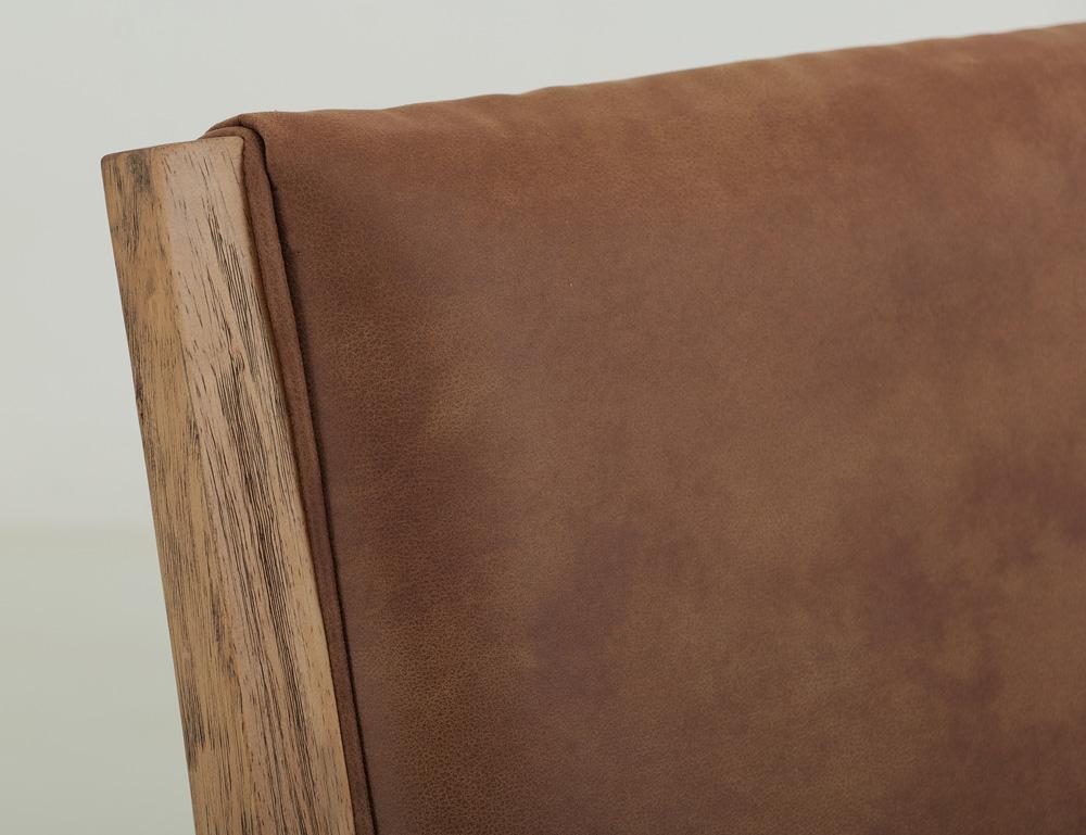 IFD - Verona - Upholstered Dining Armchair in Brown - IFD3812CHU veiw 6