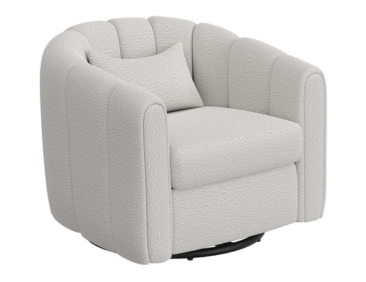 IFD - Viera - Wooden Frame & Metal Base, 360 Degree Swivel Glider Accent Chair - IUP515-ACH-101 view 1