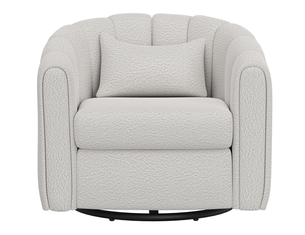 IFD - Viera - Wooden Frame & Metal Base, 360 Degree Swivel Glider Accent Chair - IUP515-ACH-101 view 2
