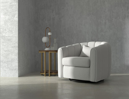 IFD - Viera - Wooden Frame & Metal Base, 360 Degree Swivel Glider Accent Chair - IUP515-ACH-101 view 5