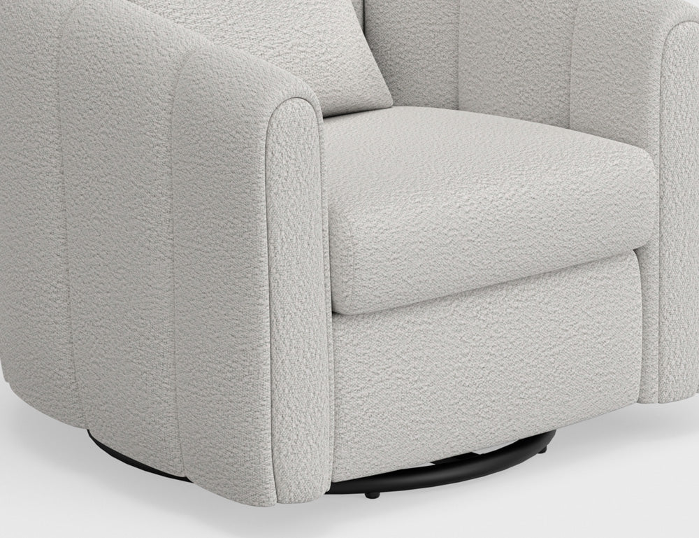 IFD - Viera - Wooden Frame & Metal Base, 360 Degree Swivel Glider Accent Chair - IUP515-ACH-101 view 7