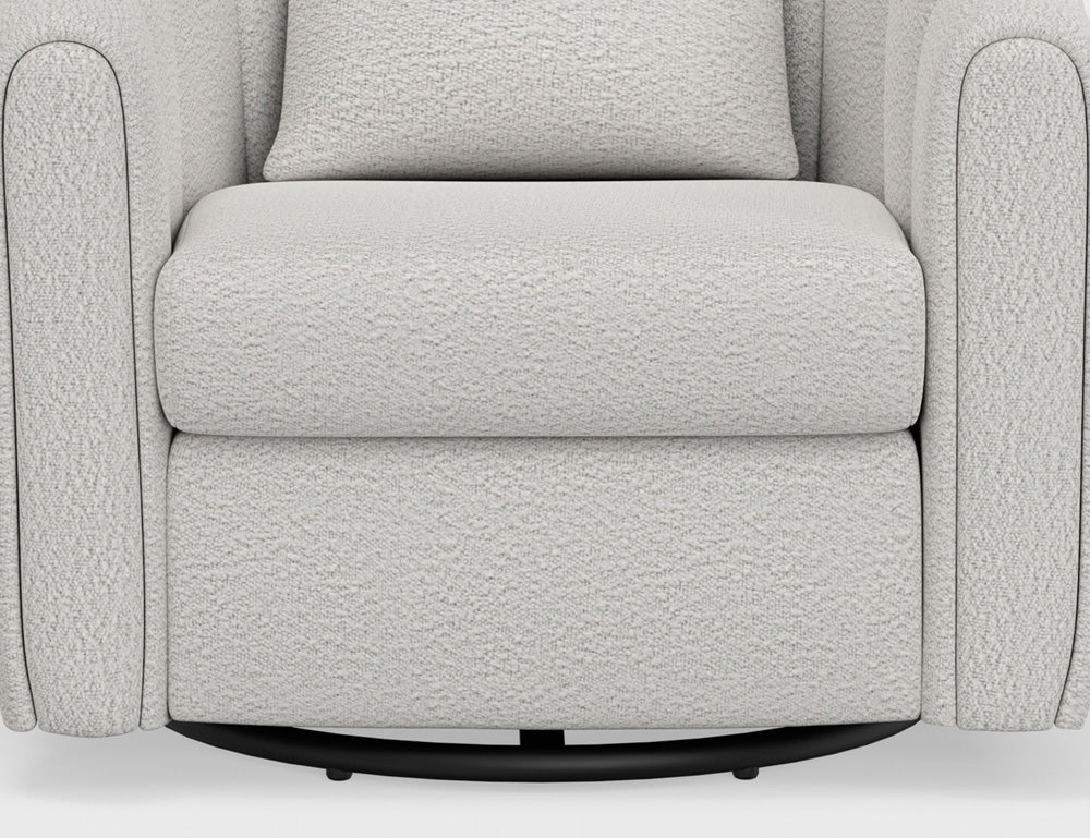 IFD - Viera - Wooden Frame & Metal Base, 360 Degree Swivel Glider Accent Chair - IUP515-ACH-101 view 8