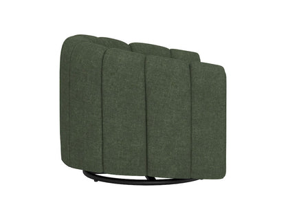 IFD  - Viera  - Wooden Frame & Metal Base, 360 Degree Swivel Glider  - Green  - IUP515-ACH-111 view 2