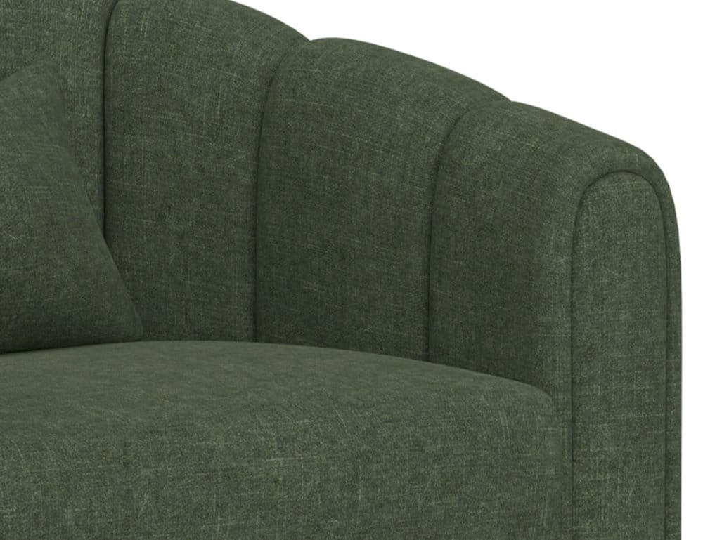 IFD  - Viera  - Wooden Frame & Metal Base, 360 Degree Swivel Glider  - Green  - IUP515-ACH-111 view 7