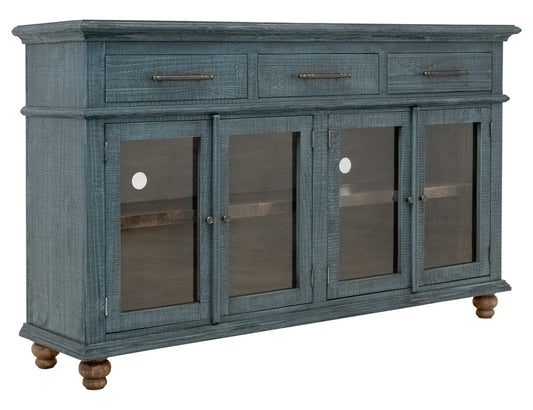 IFD - Vintage - 3 Drawer 4 Door Console - IFD9701CNSBL view 1
