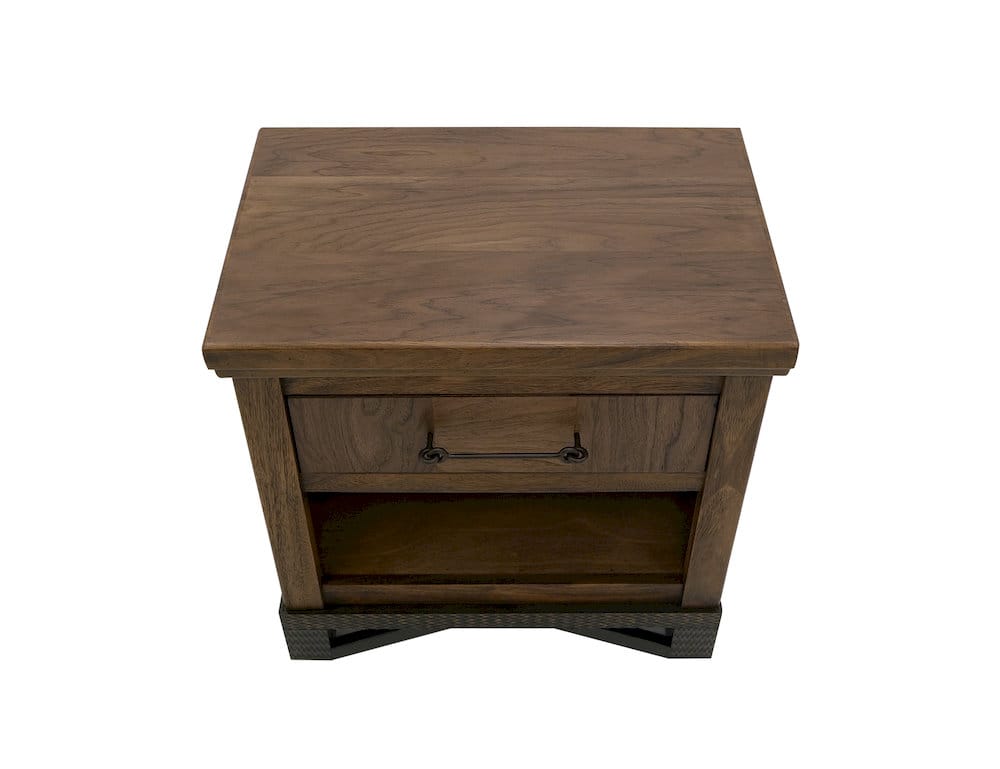 IFD  - Walnut  - 1 Drawer, 1 Shelf, Nightstand  - IFD3421NTS view 3