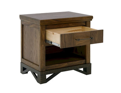 IFD  - Walnut  - 1 Drawer, 1 Shelf, Nightstand  - IFD3421NTS view 4