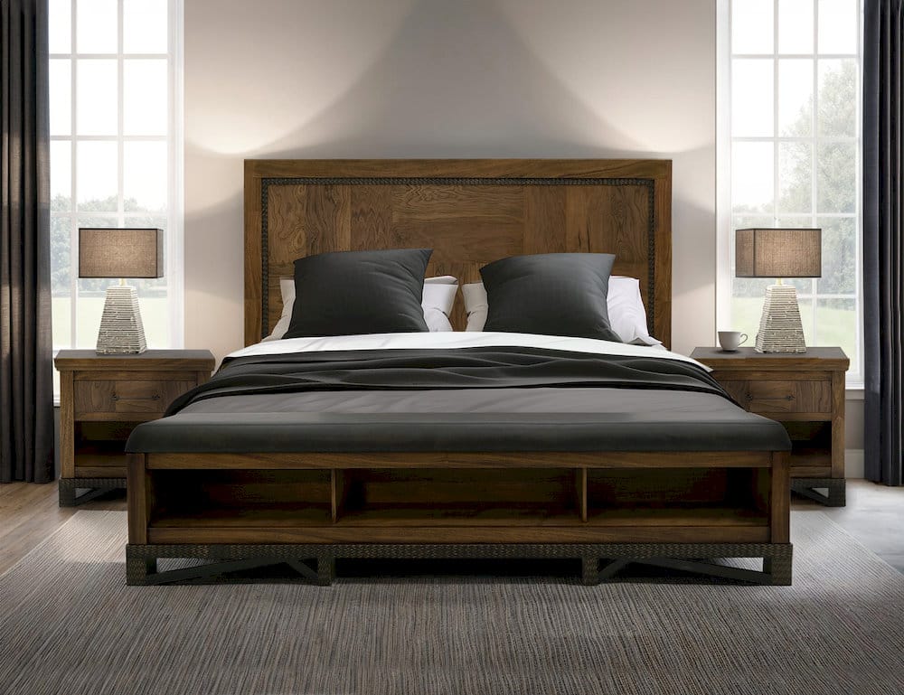 IFD  - Walnut  - 1 Drawer, 1 Shelf, Nightstand  - IFD3421NTS view 5