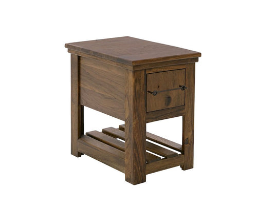 IFD  - Walnut  - 1 Drawer, Chairside Table  - IFD3422CST view 1