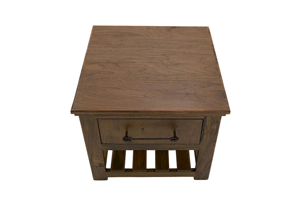 IFD  - Walnut  - 1 Drawer, End Table  - IFD3422END view 3