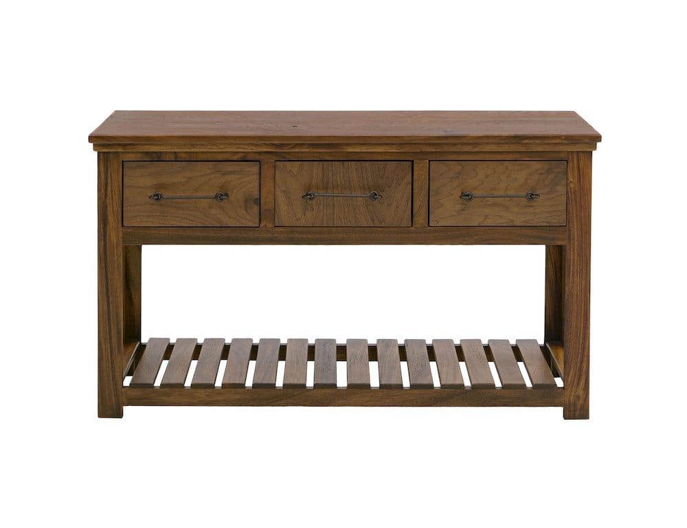 IFD  - Walnut  - 3 Drawer, Sofa Table  - IFD3422SFT view 2