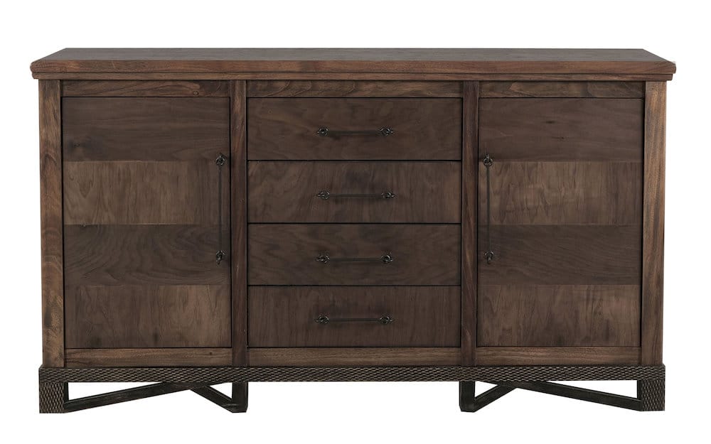 IFD  - Walnut  - 4 Drawer & 2 Door, Console  - IFD3421CNS view 1