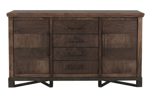 IFD  - Walnut  - 4 Drawer & 2 Door, Console  - IFD3421CNS view 1