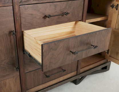 IFD  - Walnut  - 4 Drawer & 2 Door, Console  - IFD3421CNS view 7