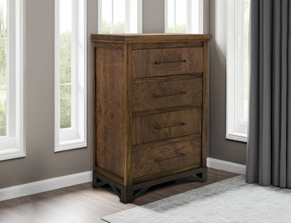 IFD  - Walnut  - 4 Drawer, Chest  - IFD3421CHT view 3