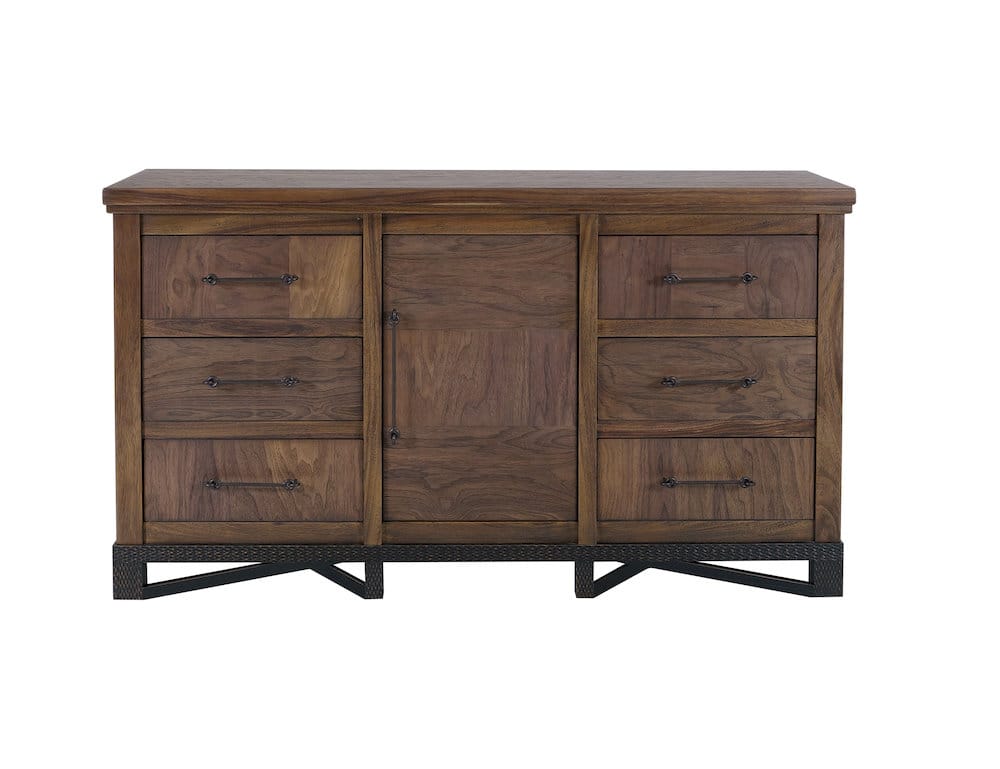 IFD  - Walnut  - 6 Drawer, 1 Door Dresser  - IFD3421DSR view 2