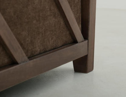 IFD - Walnut - Armchair in Deep Forest Brown - IUP342-ACH-182 veiw 4