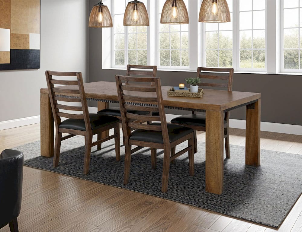 IFD  - Walnut  - Dining Table  - IFD3421TBL view 4
