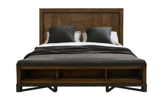 IFD - Walnut - Queen Bed - IFD3421BEDQE view 1