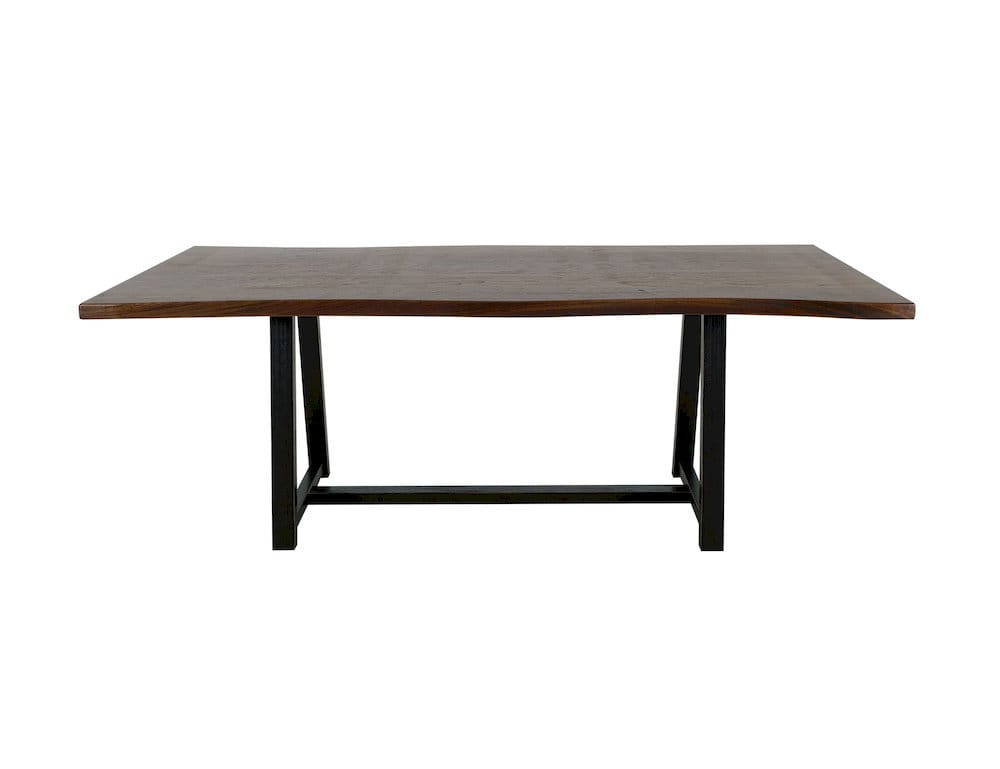 IFD  - Walnut  - Trestle Dining Table  - IFD3422TBL view 1