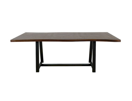 IFD  - Walnut  - Trestle Dining Table  - IFD3422TBL view 1