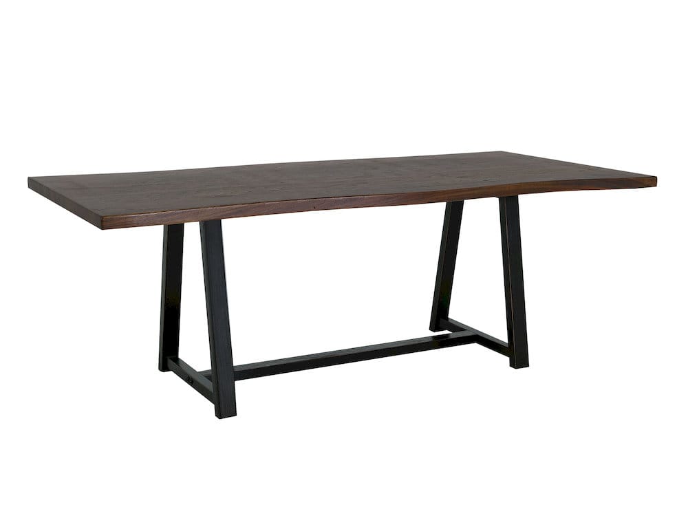 IFD  - Walnut  - Trestle Dining Table  - IFD3422TBL view 2