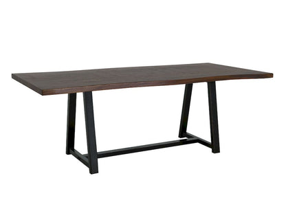 IFD  - Walnut  - Trestle Dining Table  - IFD3422TBL view 2