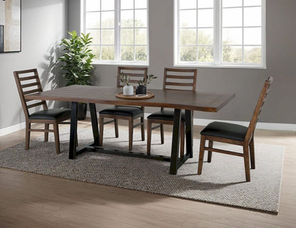 IFD  - Walnut  - Trestle Dining Table  - IFD3422TBL view 3