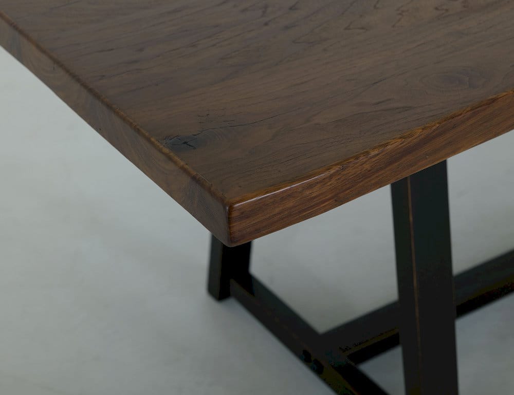 IFD  - Walnut  - Trestle Dining Table  - IFD3422TBL view 4