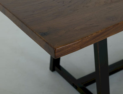 IFD  - Walnut  - Trestle Dining Table  - IFD3422TBL view 4