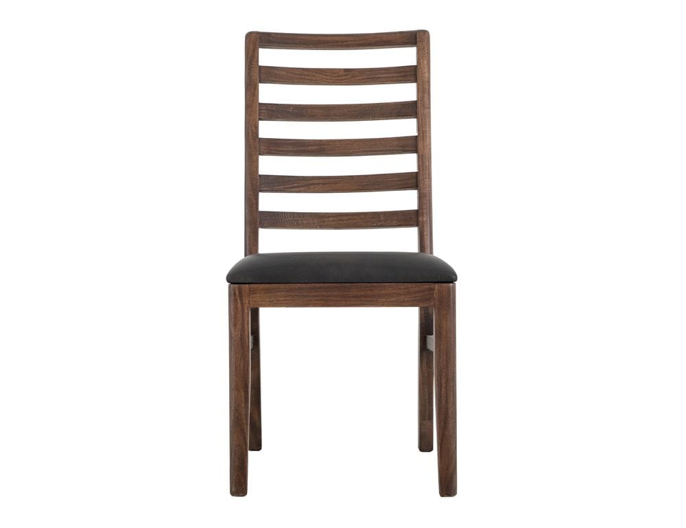 IFD - Walnut - Wooden Chair in Walnut Brown (Set of 2) - IFD3421CHR view 2