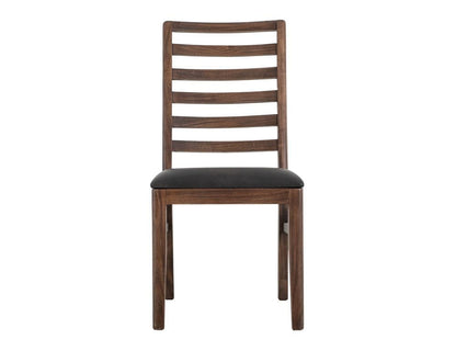 IFD - Walnut - Wooden Chair in Walnut Brown (Set of 2) - IFD3421CHR view 2