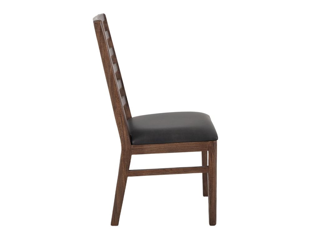 IFD - Walnut - Wooden Chair in Walnut Brown (Set of 2) - IFD3421CHR view 3