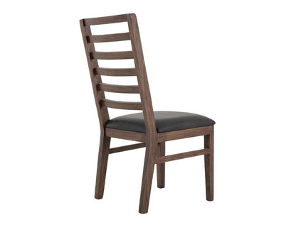 IFD - Walnut - Wooden Chair in Walnut Brown (Set of 2) - IFD3421CHR view 4