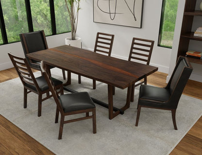 IFD - Walnut - Wooden Chair in Walnut Brown (Set of 2) - IFD3421CHR view 5