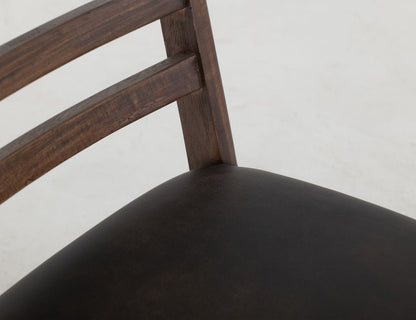 IFD - Walnut - Wooden Chair in Walnut Brown (Set of 2) - IFD3421CHR view 6
