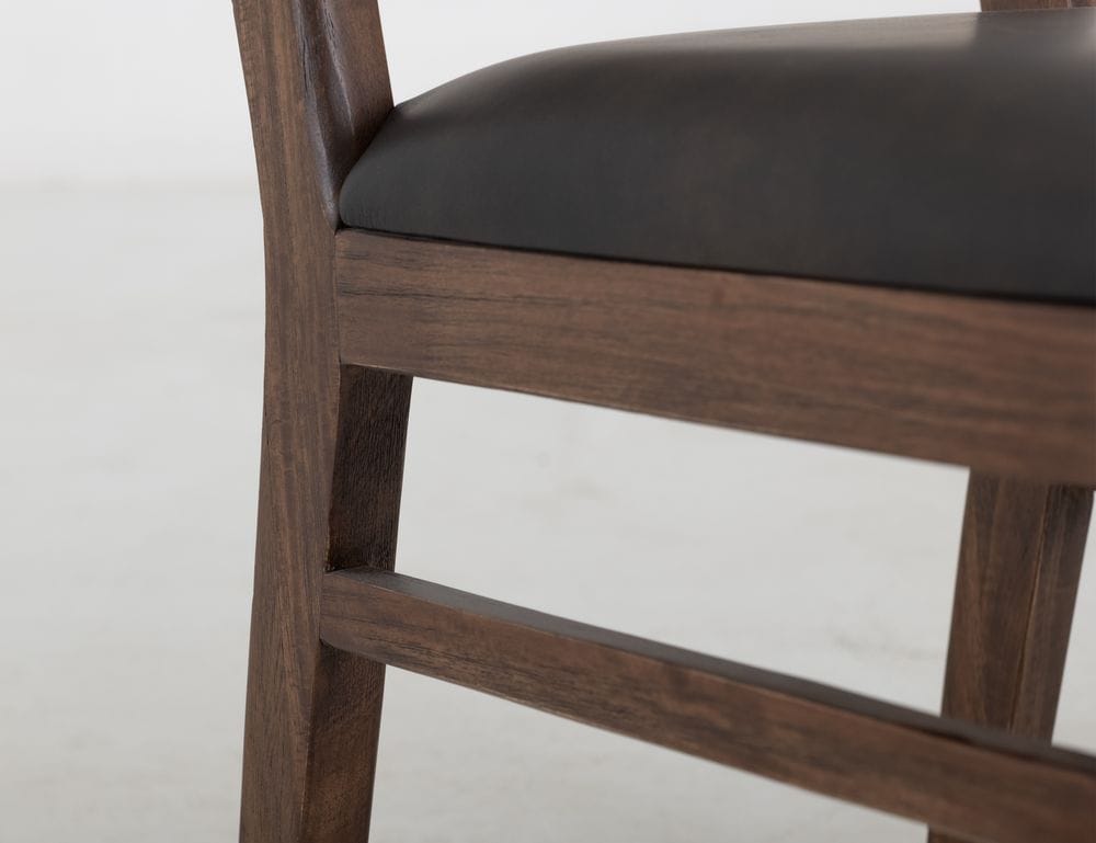 IFD - Walnut - Wooden Chair in Walnut Brown (Set of 2) - IFD3421CHR view 8