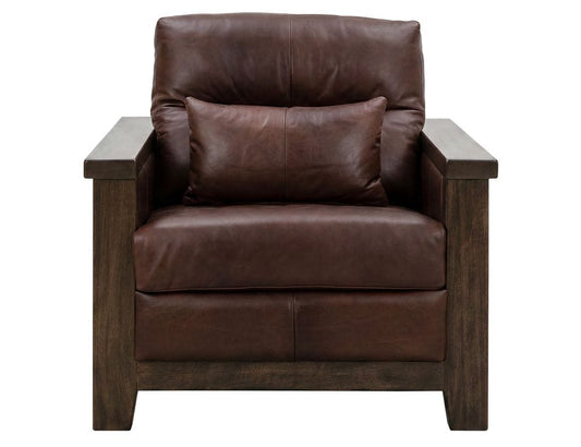 IFD - Walnut - Wooden Frame & Base, Armchair in Brown - IUP342-ACH-301 view 2