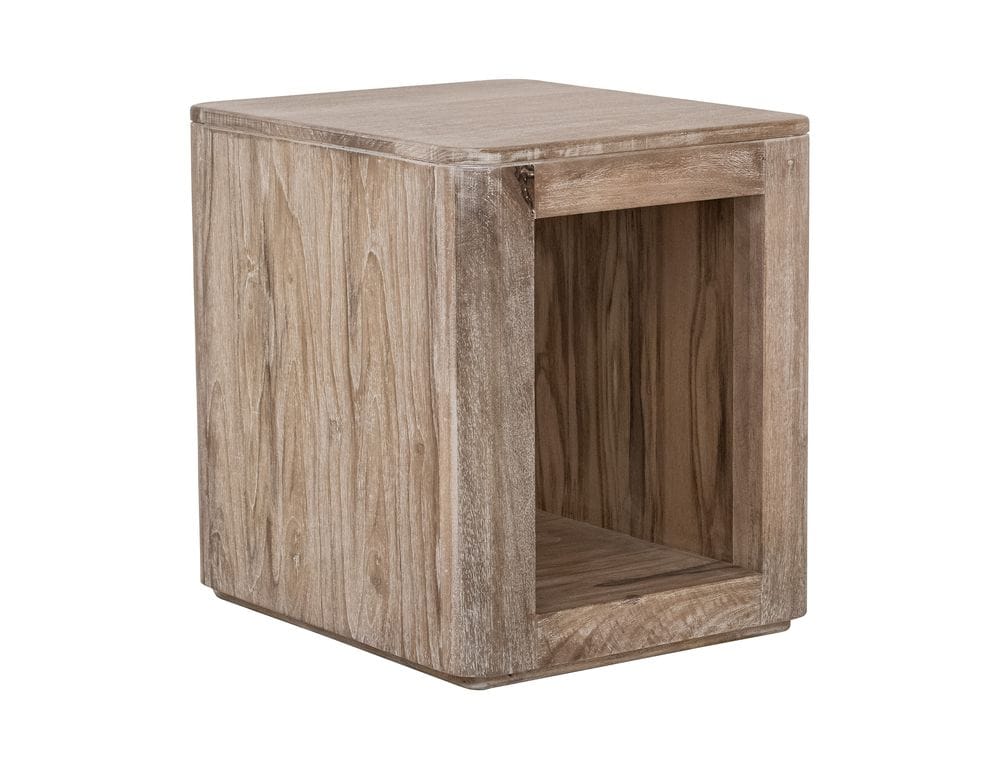 IFD - White Balam - 1 Shelf, Chairside Table in Ivory - IFD4323CST view 1