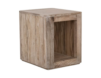 IFD - White Balam - 1 Shelf, Chairside Table in Ivory - IFD4323CST view 1