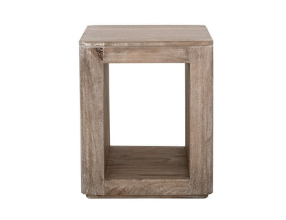 IFD - White Balam - 1 Shelf, Chairside Table in Ivory - IFD4323CST view 2