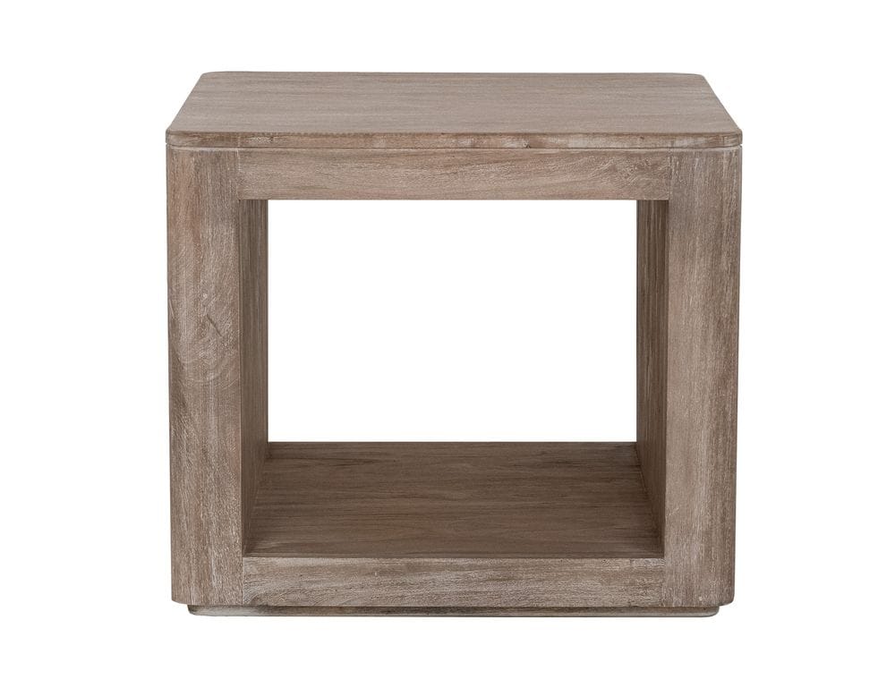 IFD - White Balam - 1 Shelf, End Table in Ivory - IFD4323END view 2