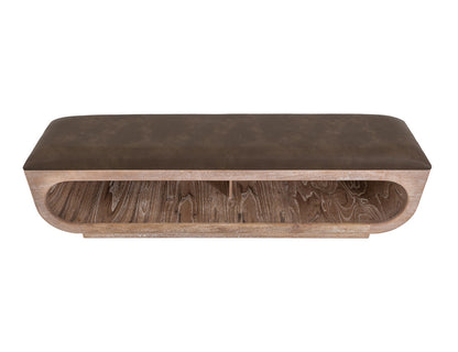 IFD - White Balam - Bench in Ivory White - IFD4321BEN view 3